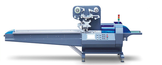 High Speed Horizontal Flow Packing Machine Rotary Wrap Machine With Film Switching