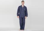 Personalised Mens Long Pyjamas Set / Mens Luxury Loungewear Set Anti Shrink