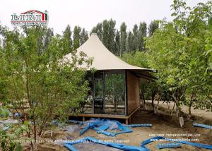 Quality Durable Luxury Glamping Tents Structures For Resorts 25 Years Life Span wholesale