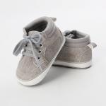 New designed PU Leather shoes soft bottom newborn prewalker toddler boy baby