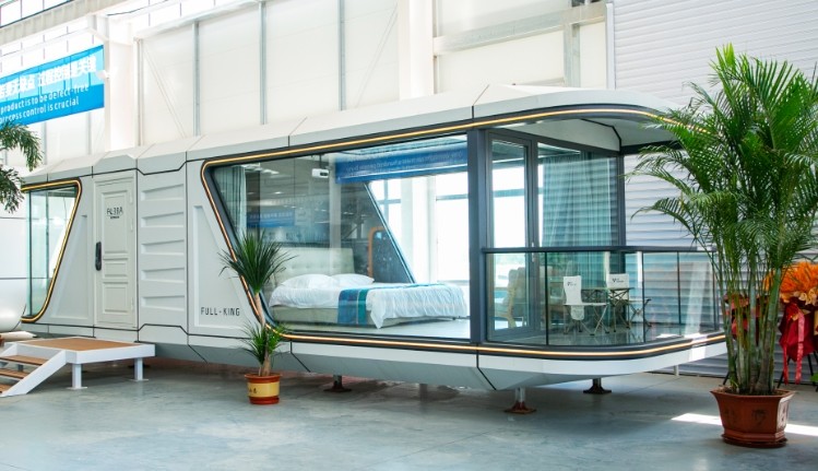 Hot Selling Product Space Capsule Office And Residential Space Capsule With Balcony High-End Room Modular Space Capsule