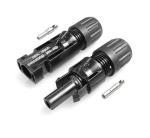 Excellent Abrasion Resistant Mc4 PV Connectors Flame Retardant Toxicity