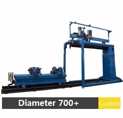 500mm Longitudinal Seam Welder Machine 500A Max Current Automatic Welding Machine