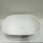 Durable Acrylic Bathroom Wash Basin Counter Installation Bacterial Resistance