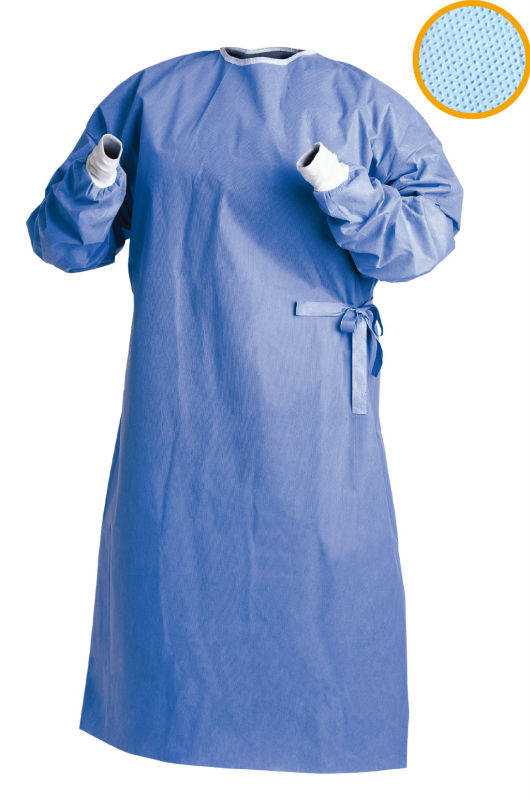 Standard Surgical Gown SMS or SMMS,Fluid repellent and abrasion resistance,sterile or non sterile