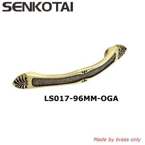 Quality Solid Oil Rubbed Bronze Cabinet Hardware Handle Pull Antique Brass Flower Wardrobe Pull - (96mm,128mm) Hole Center wholesale