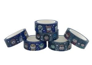 Quality 10m CMYK Print Silver Foil Washi Paper Tape wholesale