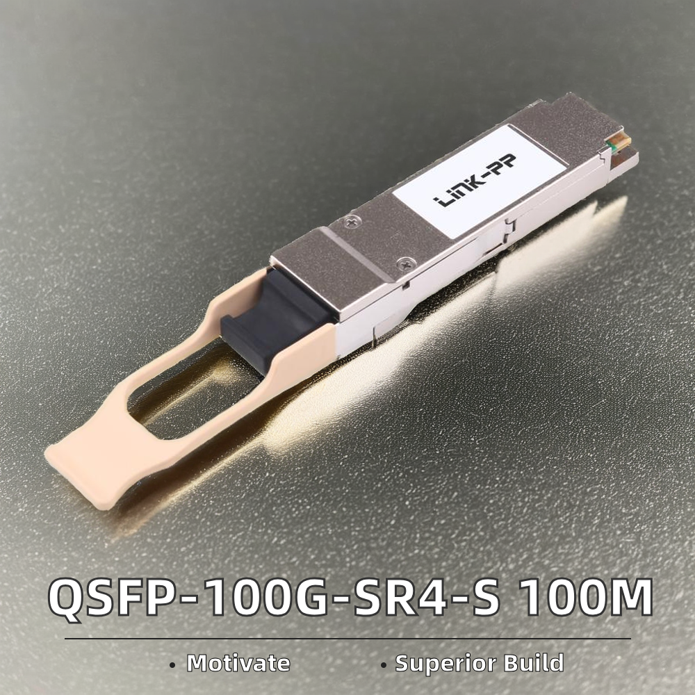 100G QSFP SR4-S Ethernet Module MPO Fiber Transceiver 850nm 100m LC IP 5G Media Converter Card For Wired LAN Network