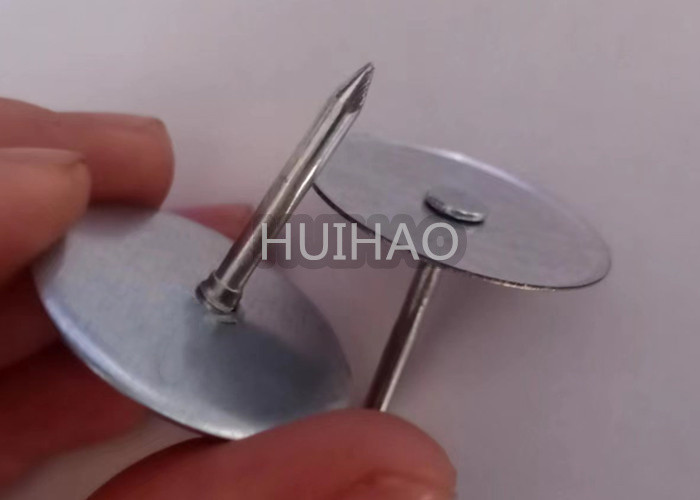 1" Length Galvanised Cup Head Capacitor Discharge Cd Weld Pins With Paper Washer