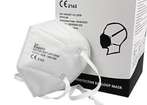 Quality Fluid Repellent 5 Layers Non Woven FFP2 Headband Face Mask wholesale