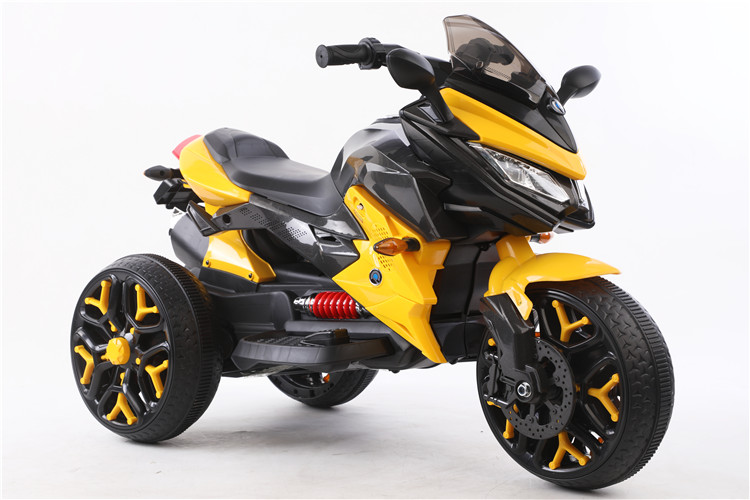 Unisex Battery Powered Dual-Drive Electric Ride On Motorcycle for Primary Schoolers