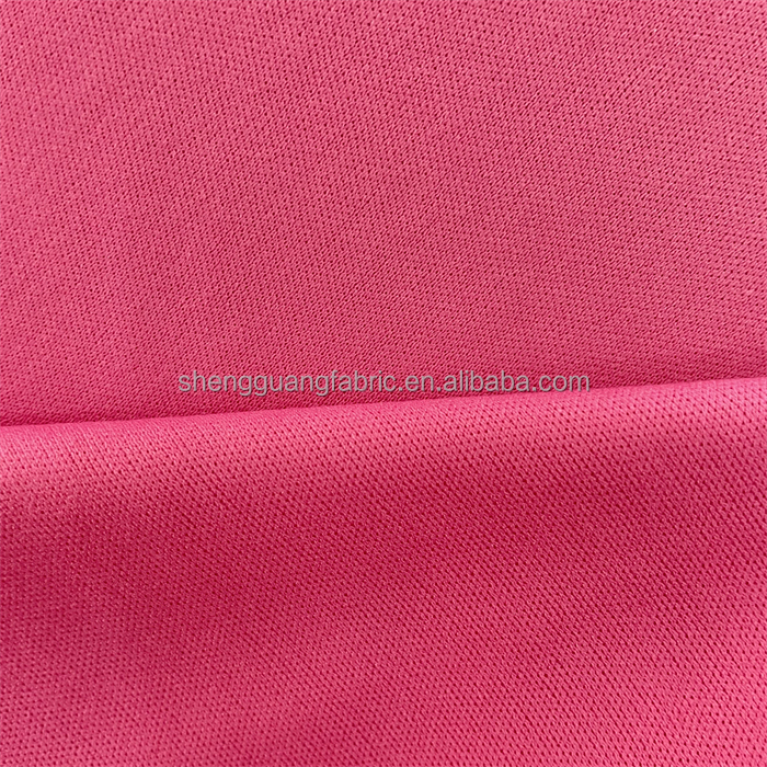 Double-Sided 100 Polyester Fabric 4 Way Stretch Jersey Style for Schoolbag Sportswear