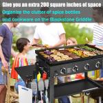 Blackstone 28" 36" Grill Griddle Caddy with Magnetic Blackstone 17" 22" 28"