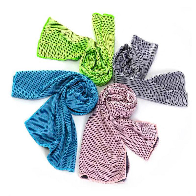 ODM 60x120 Gym Sports Microfiber Cooling Towel With Company Logo