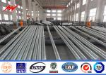 9m 200Dan Galvanizing Surface Treatment Electrical Line Poles / Steel Tubular