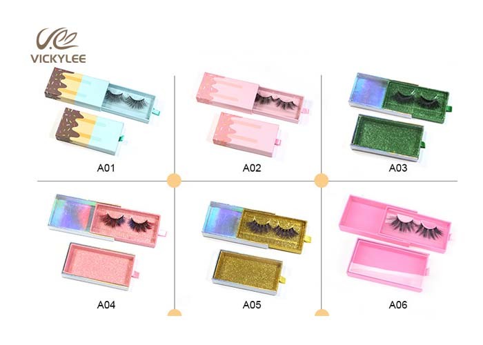 Customized 24mm 0.05 Volume Cat Eye Eyelash Extensions