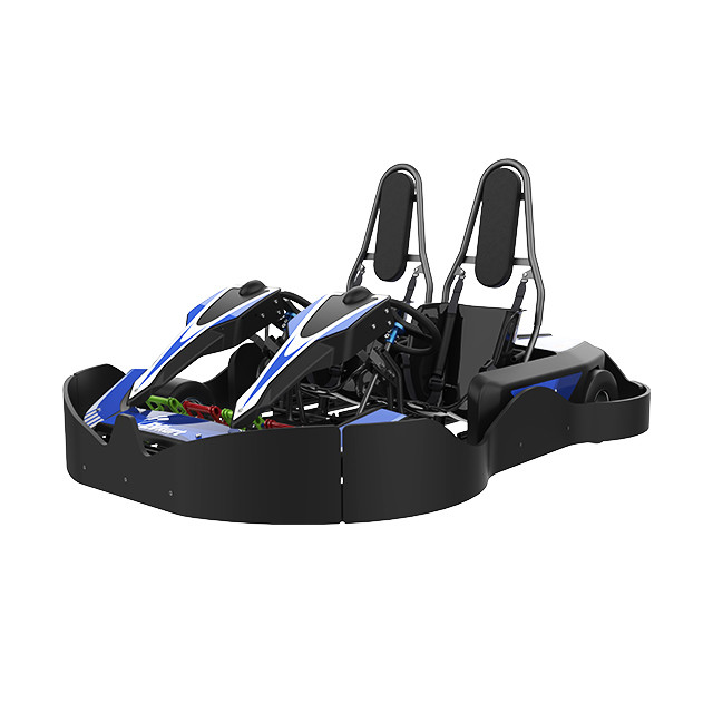 Belt Drive Double Seater Go Kart 3.5kw 3000RPM Single Motor