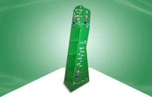 Quality Custom Green Cardboard Free Standing Display Units For Promoting Books wholesale