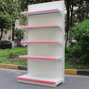 Quality Metal Q235 Steel Supermarket Display Shelves Powder Coated wholesale