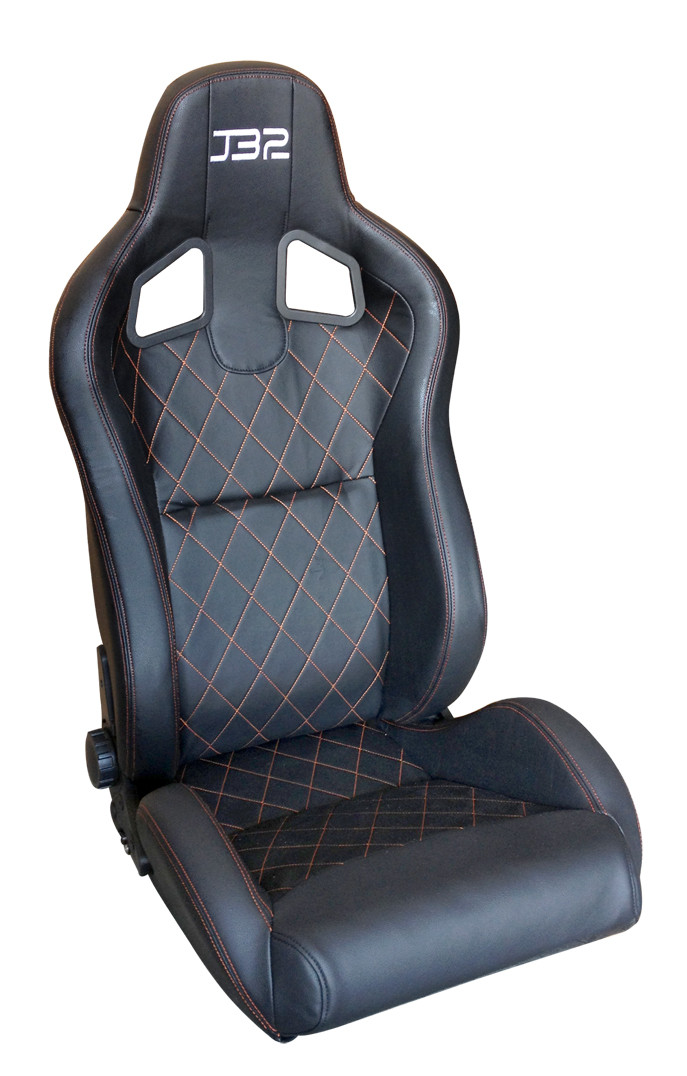 Multi Material Blue And Black Racing Seats , Leather Racing Seats 95*67*57cm