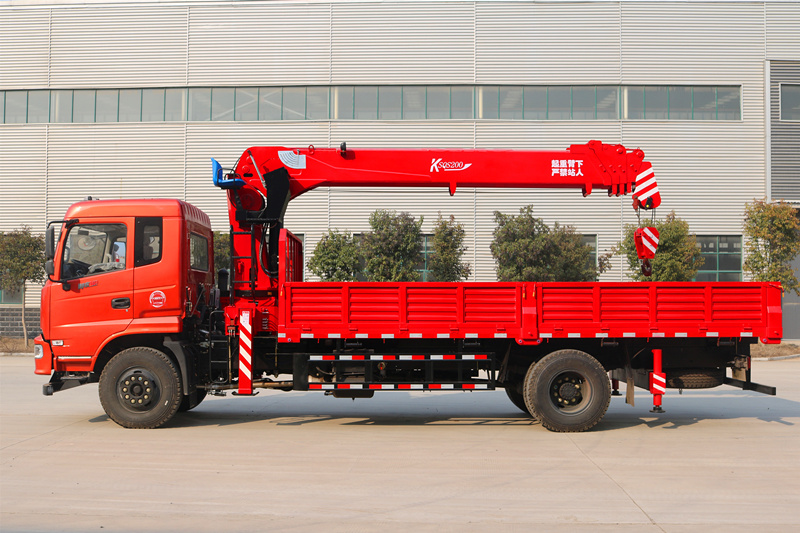 8 Ton Hydraulic Truck Mounted Crane Remote Control For Construction