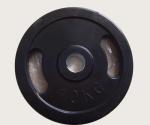 Professional Gym Steel Weight Plates Logo Available Black Color For Gym Clubs
