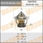 1363-15-171A WV54MA-82 MASUMA Car Whirlpool Thermostat for Bongo Brawny SE08-15
