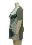 ITY Jersey + Viscose Jersey Ladies Casual T Shirts Half Sleeve Top Normal Length