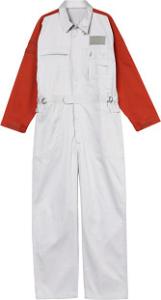 White Red Mosaic Spliced One Piece Suit