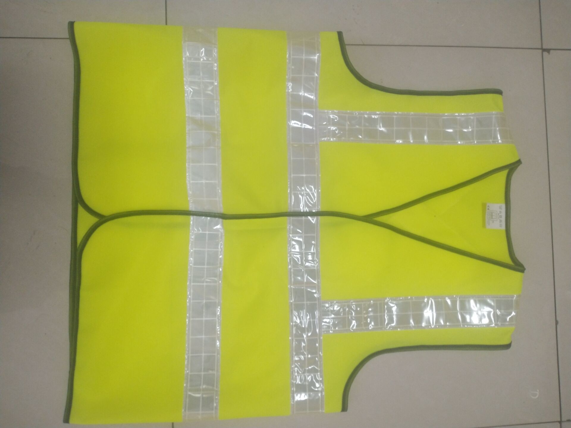 PVC Reflective Safety Vest High Visibility Construction Safety Vest 120 Grams