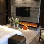 1500mm 60inch Built-in Electric Fireplace Portable Chimney Free Vent Free