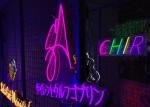 Square Backboard 12VDC Acrylic LED Neon Signs 18 Colors
