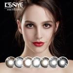 ISO13485 Coloured Limbal Ring Natural Black Contacts Yearly