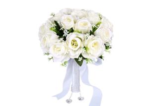 Quality Wedding Bridesmaids Hydrangeas Artificial Silk Flowers Bouquet wholesale