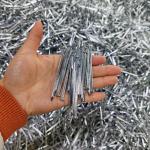 Flat Head Small Steel Concrete Nails Electro Galvanized Carbon 45#