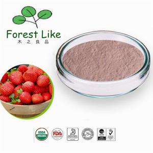 Quality Food Ingredients Freeze Dried Strawberry Fruit Powder wholesale
