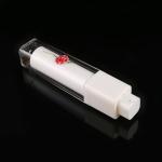 Transparent White Airless Cosmetic Bottles 15ml 30ml 50ml