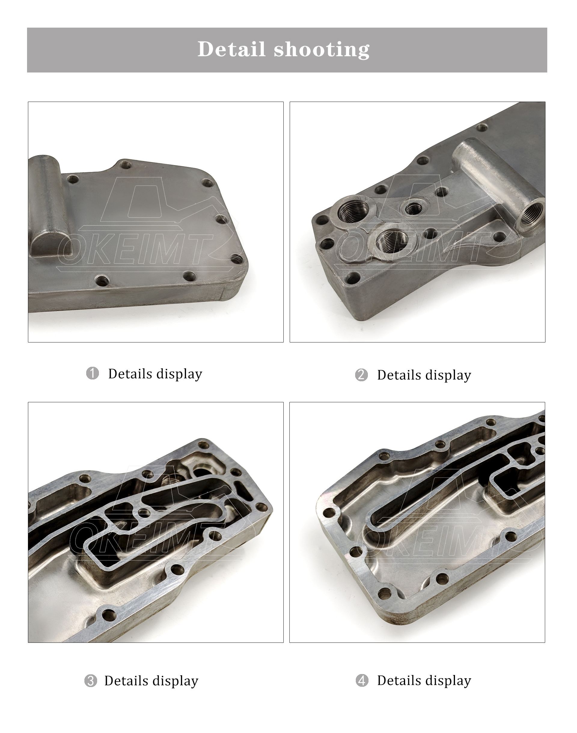 6D107 PC200-8 Cummins Engine Oil Cooler 3979393 With Long Lifetime