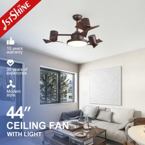 Quality Bedroom Noiseless Plastic Ceiling Fan 44 Inch With Remote Control wholesale