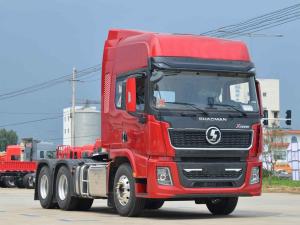 China SHACMAN X5000 Tractor Head 6x4 460HP EuroV Red Truck Tractor Head on sale