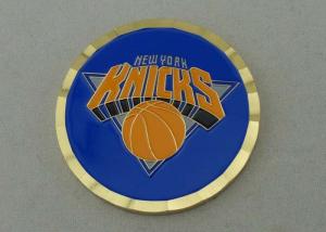 Quality New York KNICKS Basketball Coins With Soft Enamel / Gear Edge wholesale