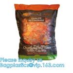 Charcoal Briquettes, BBQ Kraft Paper Charcoal Bag, Grill Packing Bag, Size 3kg