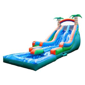 Quality Big Inflatable Water Slide 16ft 18ft 20ft Kids Backyard Small Water Slide Inflatable Toys wholesale