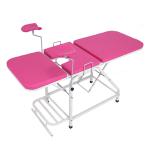 Steel coating gynecology bed for examination obstetric delivery table