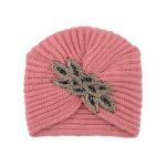 Crystal accessories Knit hat Heavy beaded hat warm woolen hat