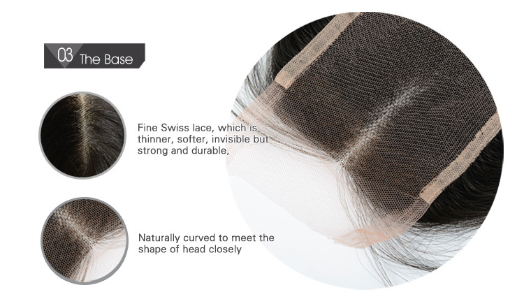 Brazilian Hair Lace Frontal Closure Loose Wave 13*4 Natural Color
