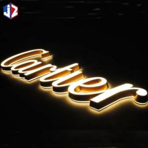 Quality ODM 3D LED Letter Signs Eye Catching 3000k-6500k Color Temperature wholesale