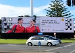 Waterproof IP65 Large Outdoor LED Advertising Screen 6000cd/sqm