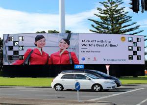 Quality Waterproof IP65 Large Outdoor LED Advertising Screen 6000cd/sqm wholesale