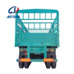 3 Axle 1800mm Side Wall Fence Cargo Semi Trailer for Transporting Livestock